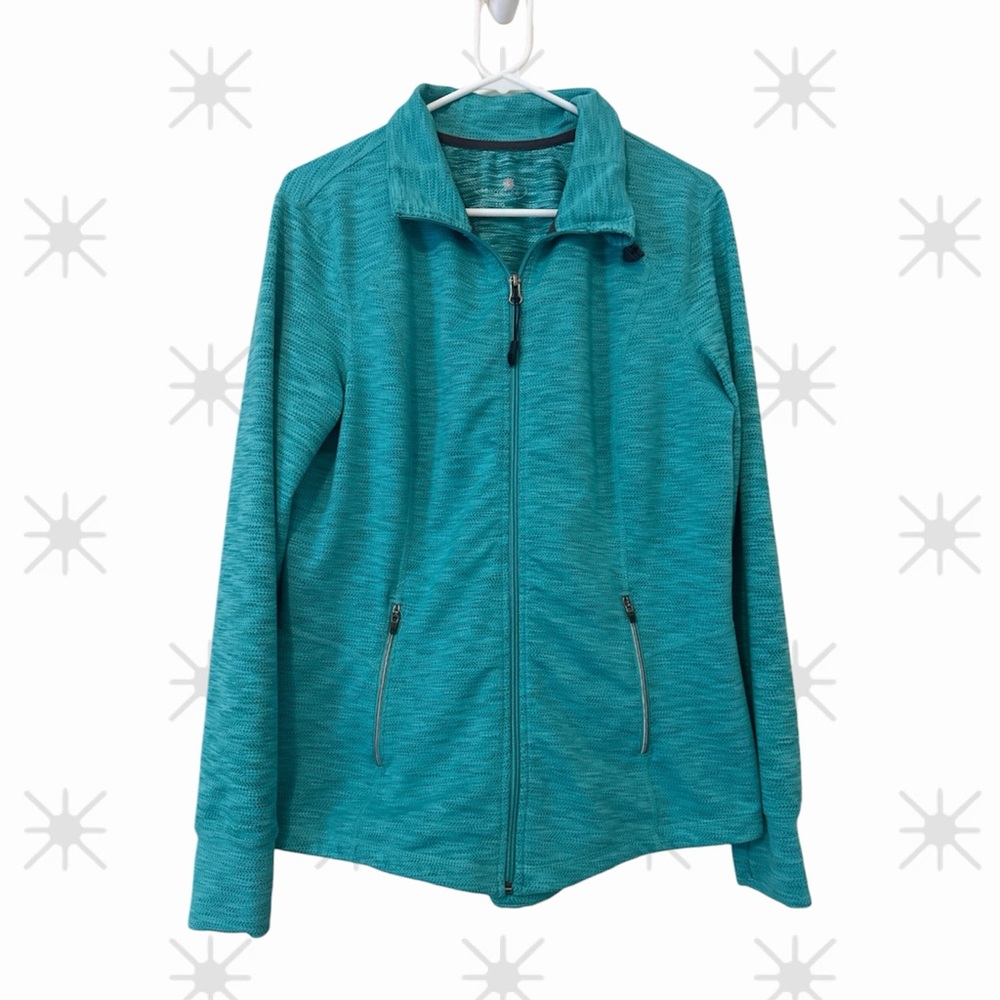 Women’s Tangerine Athletic Jacket, Size Large